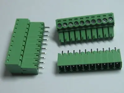 150 шт. Клеммная колодка Разъем 3.5 мм 10 pin/путь Зеленый вставные Тип