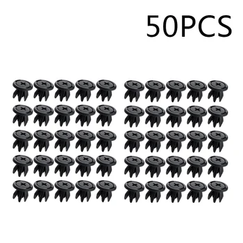 

Panel Rivet Interior Clip Fastener Assortment Bumper Black 50x Set Moulding