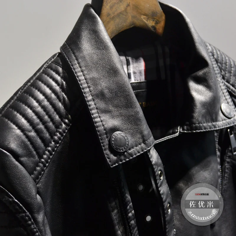 Printemps Pu Femmes Réel Fermetures Pleine Veste Double Bouton En À Cuir Solide 2017 Promotion Arrivée Nouvelle Glissière De Moto Boutonnage OFfqU