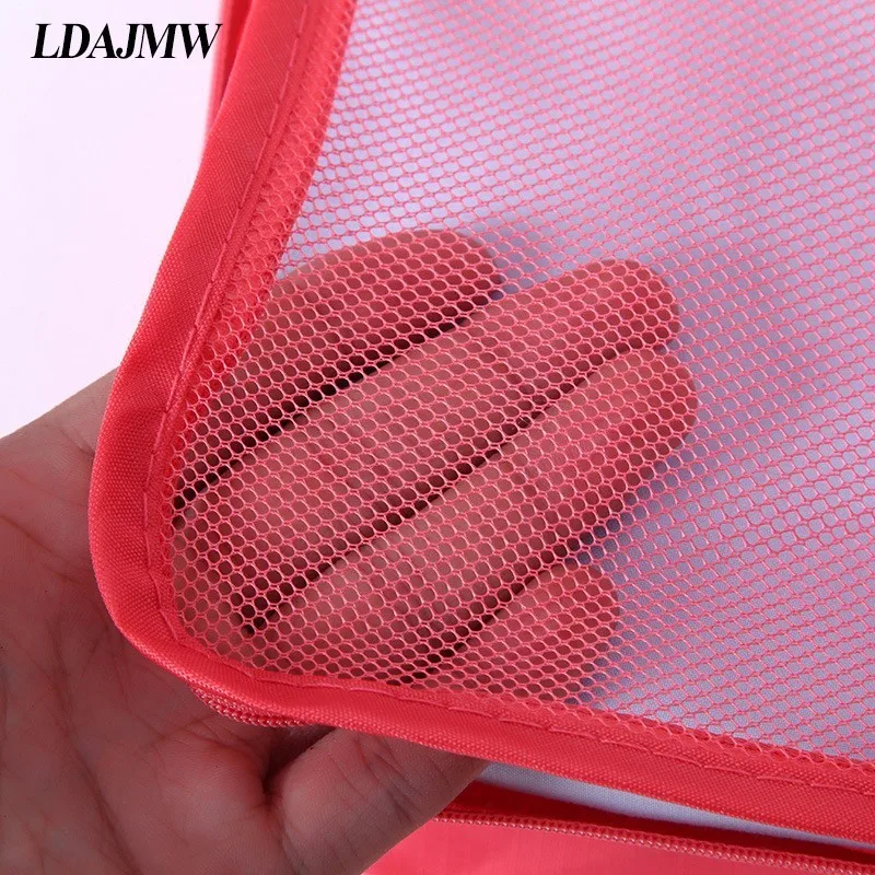 Buy 7Pcs set Trip Luggage Organizer Polyester Portable Travel Partition Pouch Storage Bags Home Organization Accessories Supplies