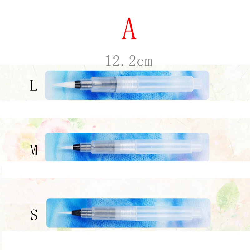 Многоразового Портативный краски кисточки кисть Акварельная карандаш мягкая вода цвет ручка для начинающих для живописи, рисования