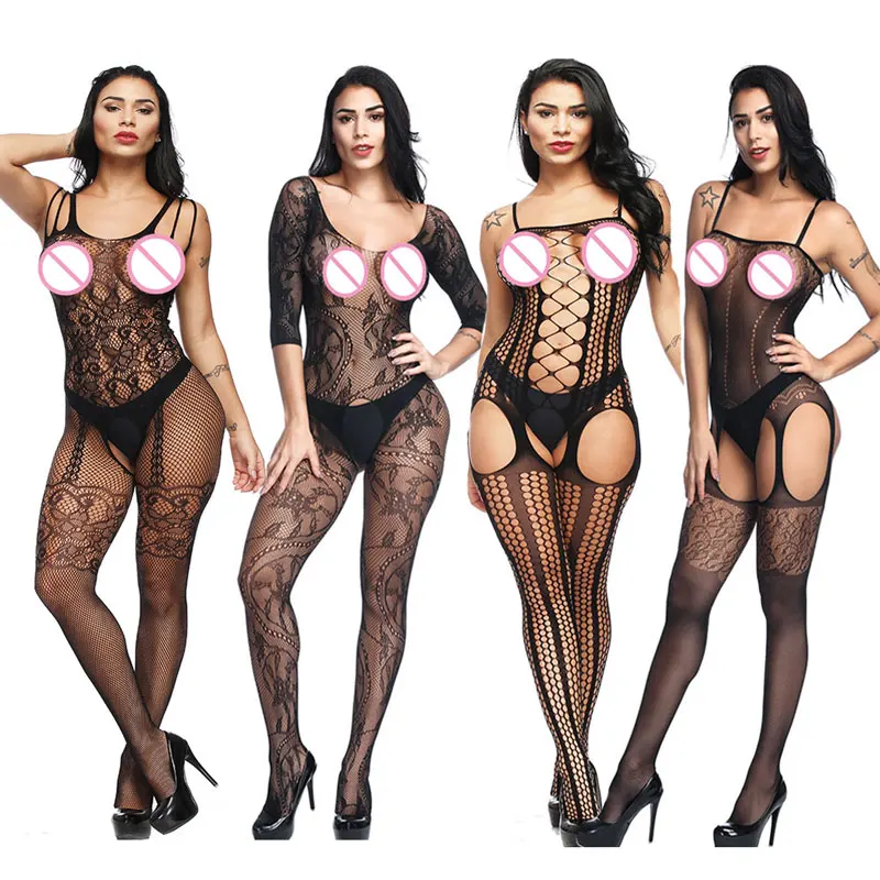 Porno женская кукла lenceria Эротическое белье в сетку плюс размер нижнее сексуальные
