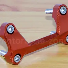 CNC Алюминиевый оранжевый руль мотоцикла стояки Верхняя Крышка зажим бар крепление w/Винты для KTM DUKE 125 200 390 Мотокросс Байк