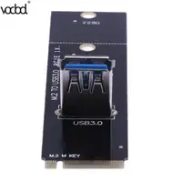 pci express riser NGFF M.2 כדי USB3.0 PCI-E PCI Express X16 העברת חריץ כרטיס כרייה PCIe Riser הרחבה כרטיס VGA כבל PC Connector (4)