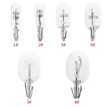 10 шт. T10 W5W белый цвет 5 Вт 194 501 галогенные лампы боковые клинья автомобильный светильник источник приборной лампы