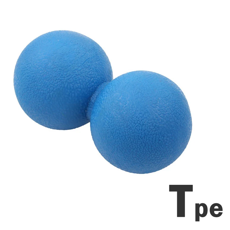 TPE Double Lacrosse Ball Peanut Massage Ball for Thoracic Spine Upper