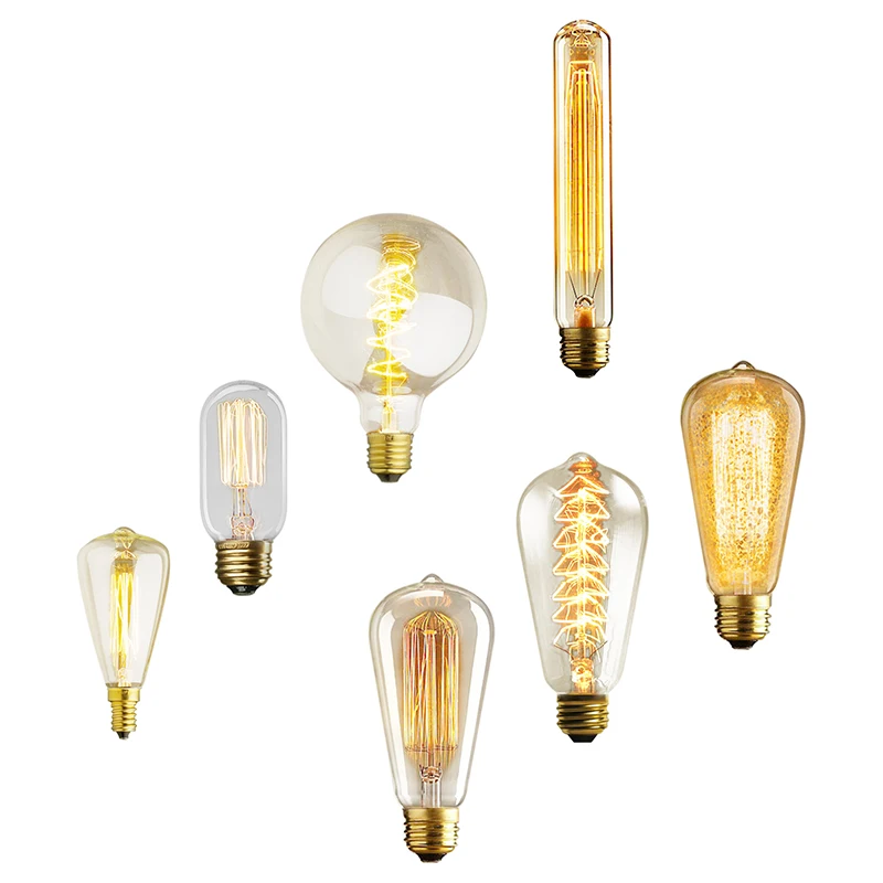 Ampoules à incandescence rétro Edison, Vintage, lumière blanche chaude