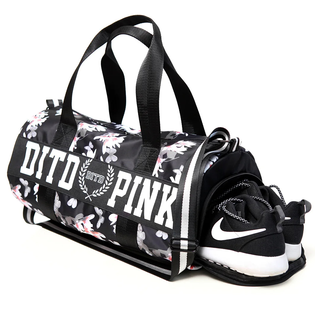 Professional font b Fitness b font Shoulder Gym Bag for Shoes Waterproof Portable Training Bag Men