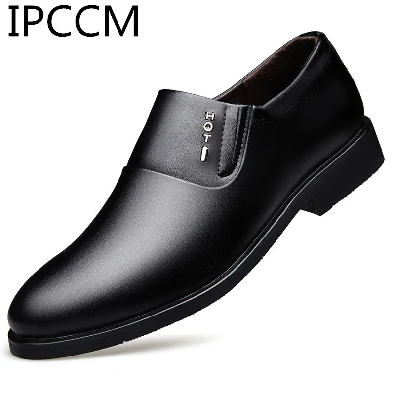 

2019 Spring New Round Head High Quality Men's Business Casual Shoes Breathable Lightweight Soft And Comfortable