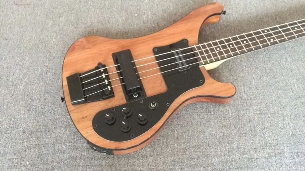 Гитарный завод+ рикенбэк 4 струны 4003 fireglo custom bass Natural Ricken 4003 бас стерео два выхода инджек