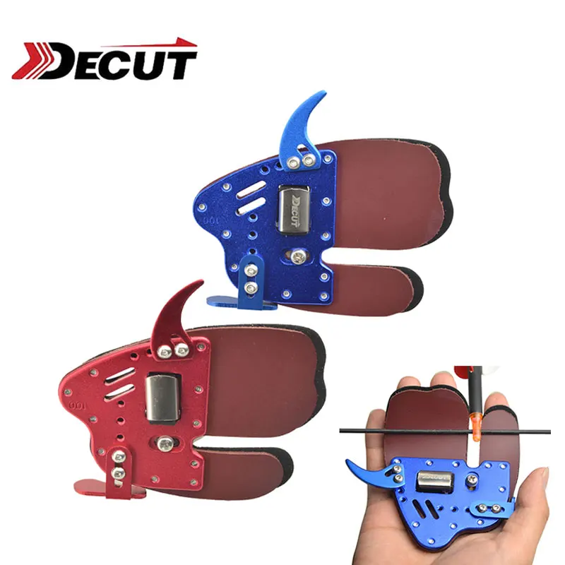 

1pc Decut HOCKII Archery Finger Guard Protection Left Hand Right Hand Pad Finger Tab For Finger Protector Hunting Accessories