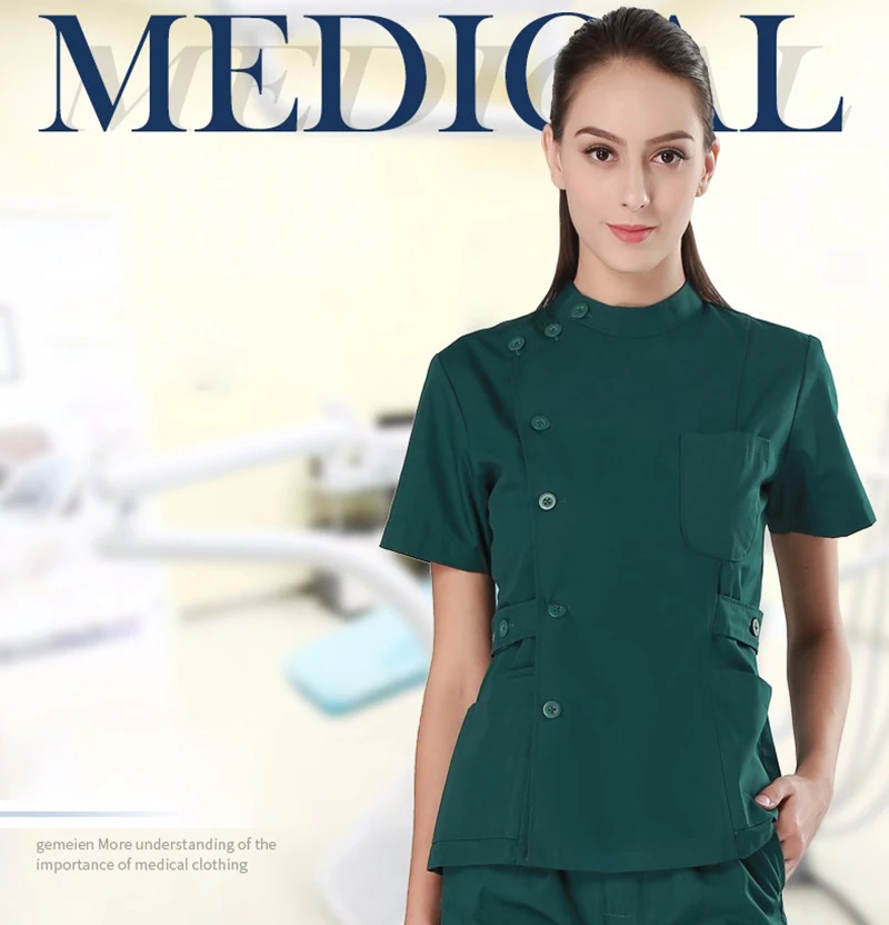 Больничная Женская медицинская одежда, униформа для врача, медсестры, набор одежды, стоматологическая клиника, салон красоты, хирургический Рабочий костюм