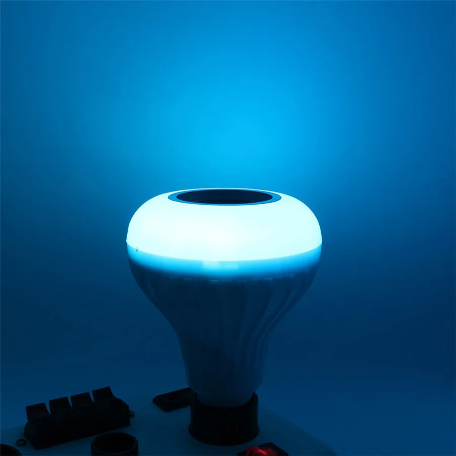 Lâmpadas Led e Tubos bluetooth speaker Áudio música tocando Color : Rgb+white