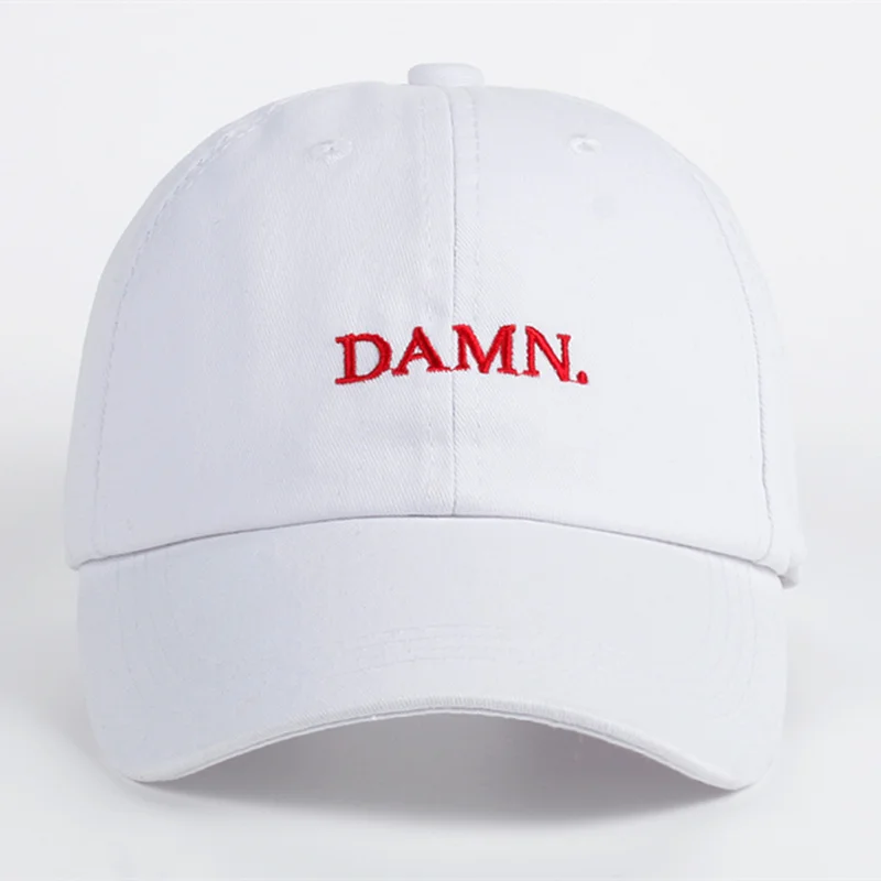 2017 ne'w Black Embroidered DAMN. Dad Hat Hip Hop Stitched Kendrick lamar Unstructured Rapper Baseball Cap Trucker Bone