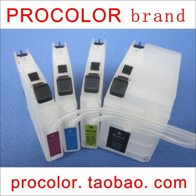 PROCOLOR Система непрерывной подачи чернил CISS LC539XL BK/LC535XL C M Y для BROTHER DCP-J100/DCPJ100/DCP-J105/MFC-J200/MFCJ200