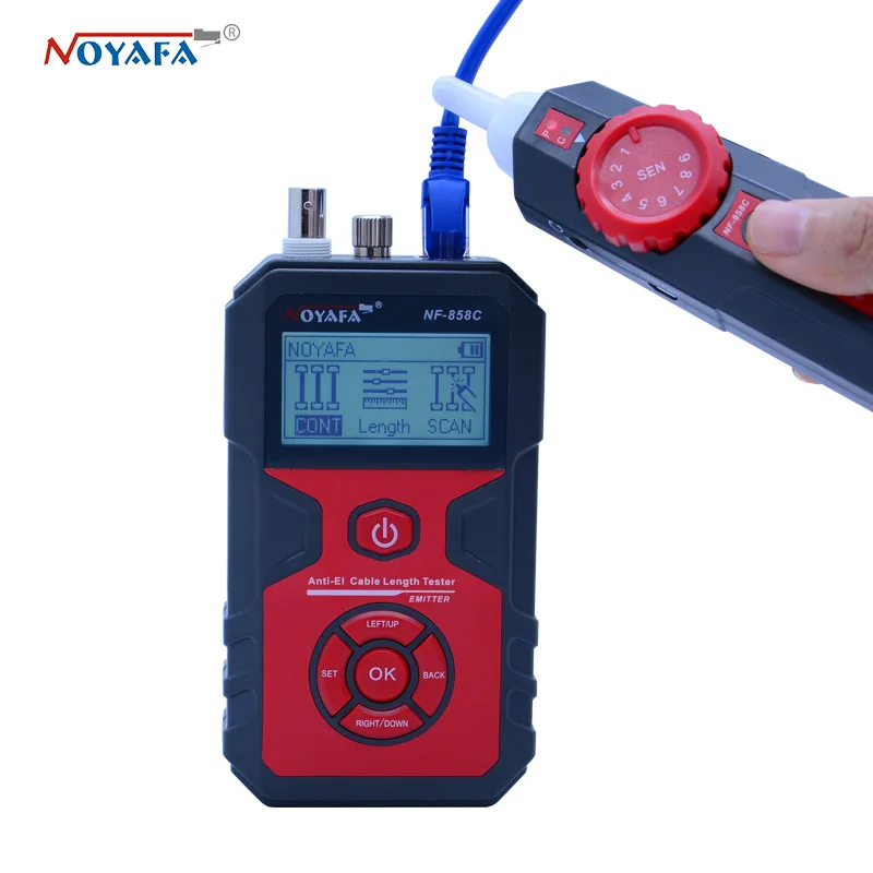  NF-858 Cable Line Locator RJ11 RJ45 BNC Portable Wire Tracker Cable Tester Finder For Network Cable
