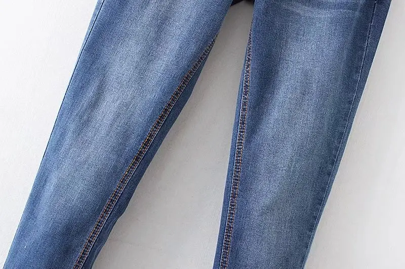 Bella Philosophy 2018 новые модные женские узкие джинсы с высокой талией узкие брюки повседневные женские однотонные джинсы-карандаш для женщин