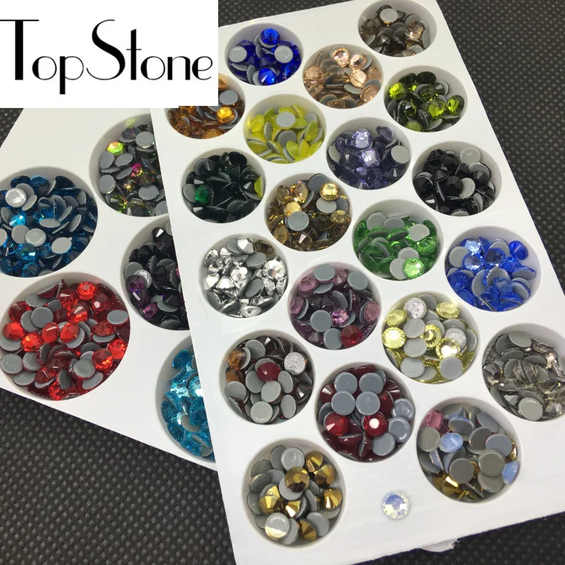 

Top Quality AAA MC HotFix Rhinestones ss6 8 10 12 16 20 30 Crystal FlatBack strass glass stone For Clothing Accessories