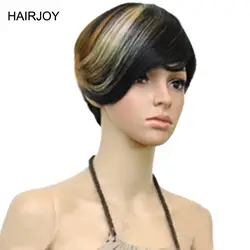 Hairjoy 1B/30/613 три тона смешивания Цвет волосы короткие прямые женские жаропрочных Синтетический Парик