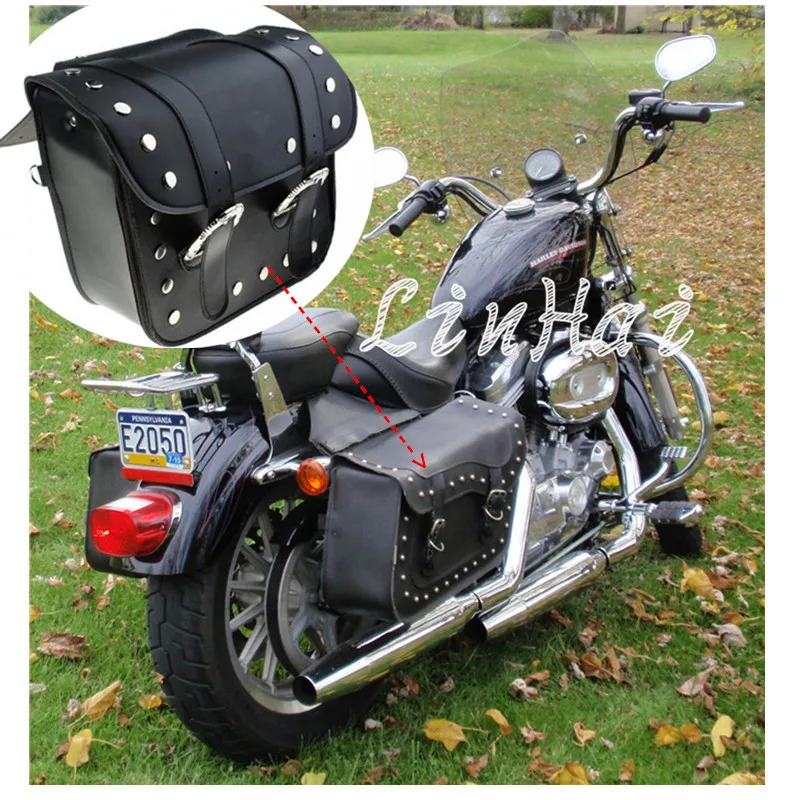

New Motorcycle Saddlebags Saddle Bags Pouch Fit for Harley