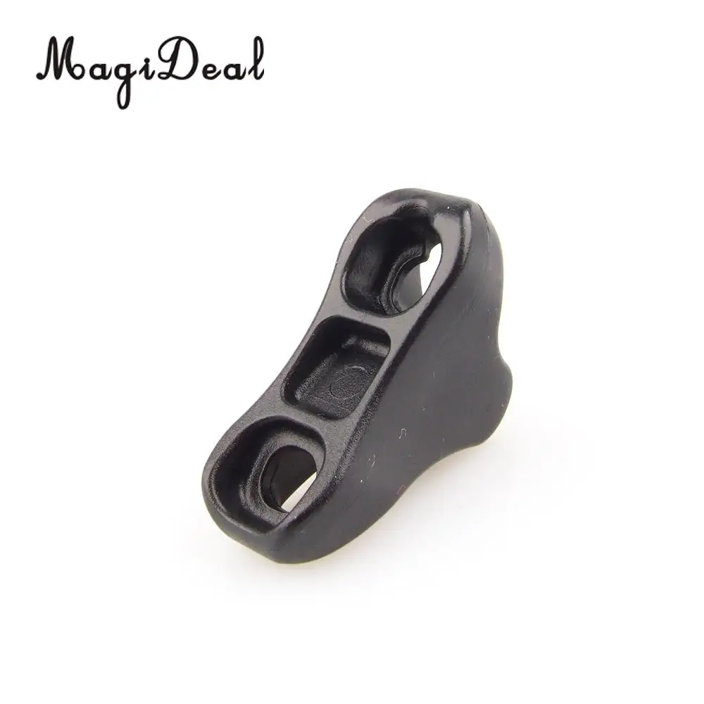 Outdoor 10Pcs Black Plastic Camping Tent Guyline Runners Cord Rope Tensioners S/L for Car Field Tents Sleeping Bags Backpacks