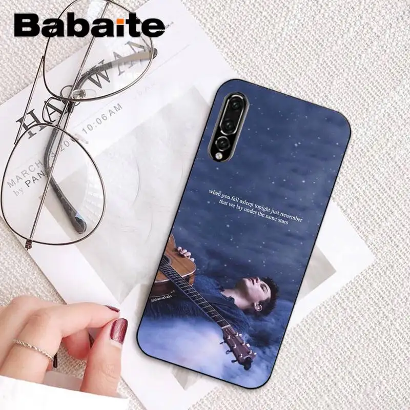 Популярный крутой чехол для телефона Babaite с цветочным принтом Шон Мендес Huawei P9 P10