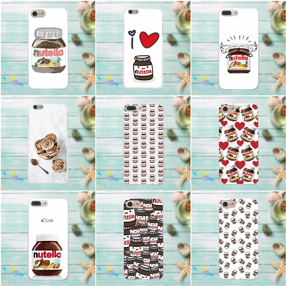 Шоколадная еда Tumblr Nutella милые для Samsung Galaxy A3 A5 A7 J1 J2 J3 J5 J7 2015 2016 2017 мягкие лучшие