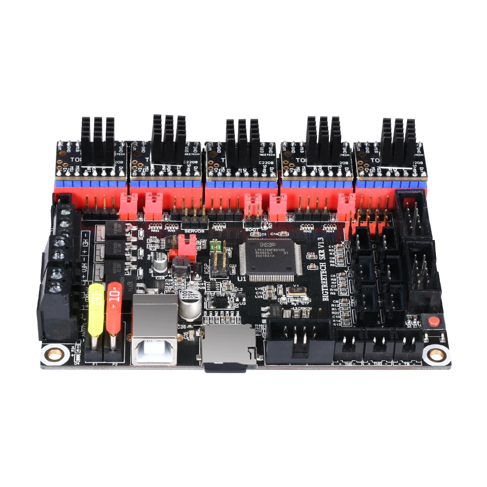 BIGTREETECH SKR V1.3 ARM 32 Bit 3d принтер плата контроллера Smoothieboard с открытым исходным кодом материнская плата как MKS GEN L