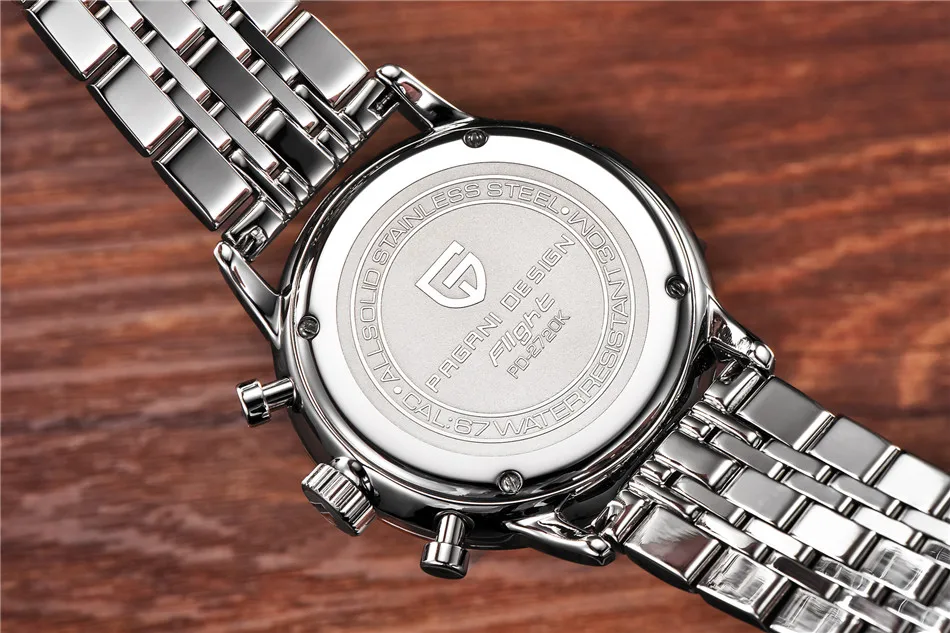PAGANI Дизайн мужские модные повседневные Брендовые Часы водонепроницаемые простые кожаные кварцевые часы с хронографом подарки на годовщину для мужчин