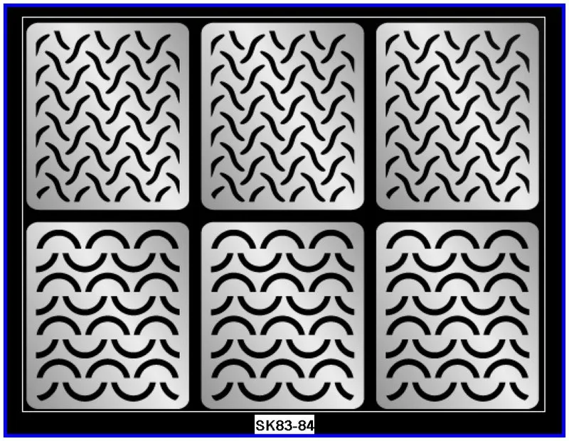 6 шт./лот Vinyls полые ногтей трафаретная наклейка многоразовый для маникюра стикер s штамповка шаблон ногтей Наклейка SK49-96