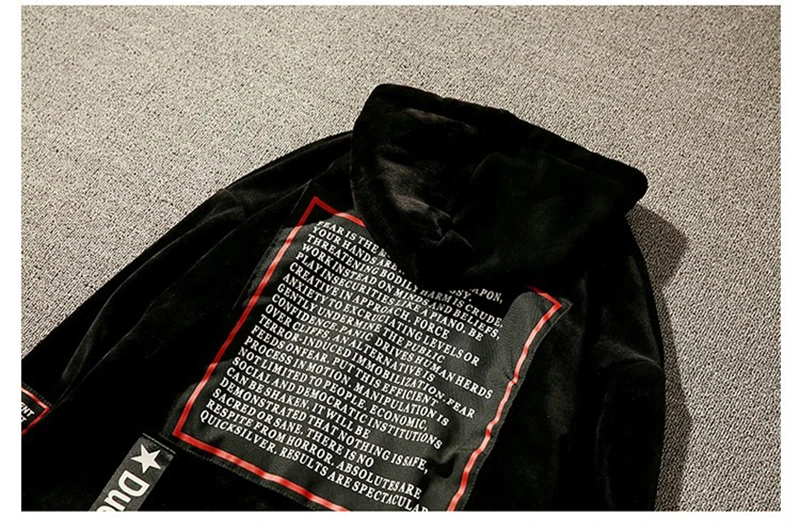 Harajuku Hoodie Street Hip Hop High Fashion Rock   (12)