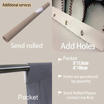 

MEHOFOTO Photography Background Additional Services Pocket and Holes.