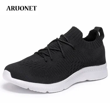 

ARUONET Socks Sneakers Man Casual Mesh Men Shoes Brand Men Comfortable Slip-On Flat Shoes Loafers Zapatillas Hombre Deportiva
