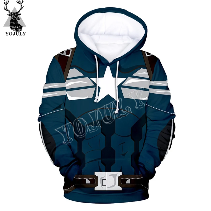 

YOJULY Unisex 3D Hoodies movie Avengers 4 Superheroes Print Harajuku Hoody Men/Women Fashion Casual Streetwear Hooded Shirts H05