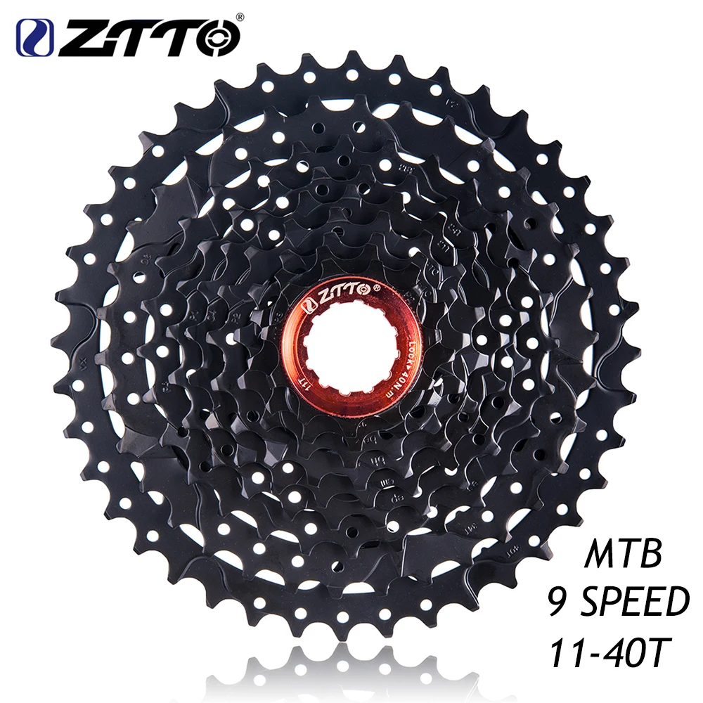 ZTTO 9s 27s Speed Freewheel Cassette MTB Mountain Bike Bicycle Parts 11-40T WIDE RATIO Compatible for M430 M4000 M3000