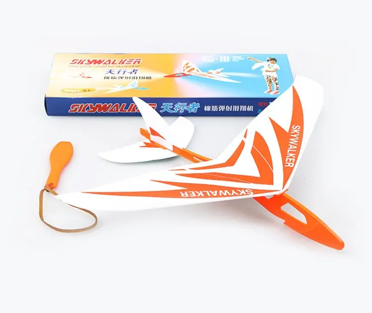 10.Assembled model aircraft toys DIY Hand Throw Flying Glider Planes Foam Aeroplane Party Bag Fillers Kids Toys