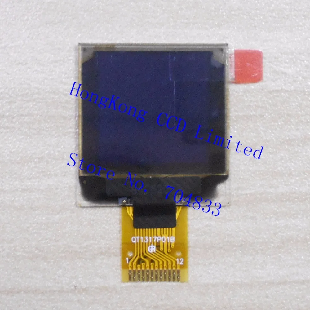 QT1317P01A 0 96 дюйма Белый OLED дисплей 12pin 96*96 SPI Драйвер IC SSD1317 QT1317P01B|oled driver|icic driver |