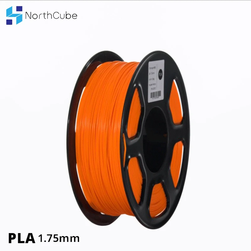 3D принтер PLA нить 1 75 мм для 3D-принтеров кг (2.2lbs) +/-0 02 оранжевый цвет | Компьютеры и