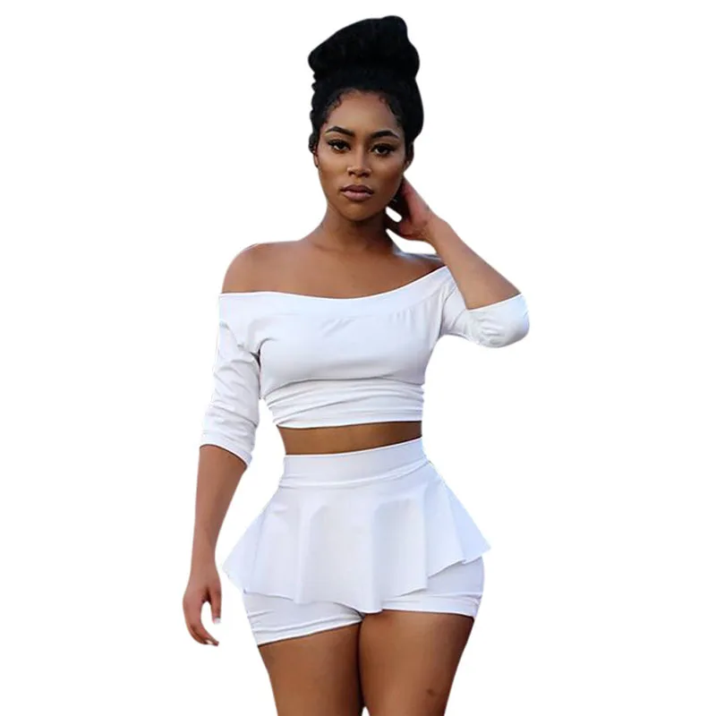 two piece skirt and crop