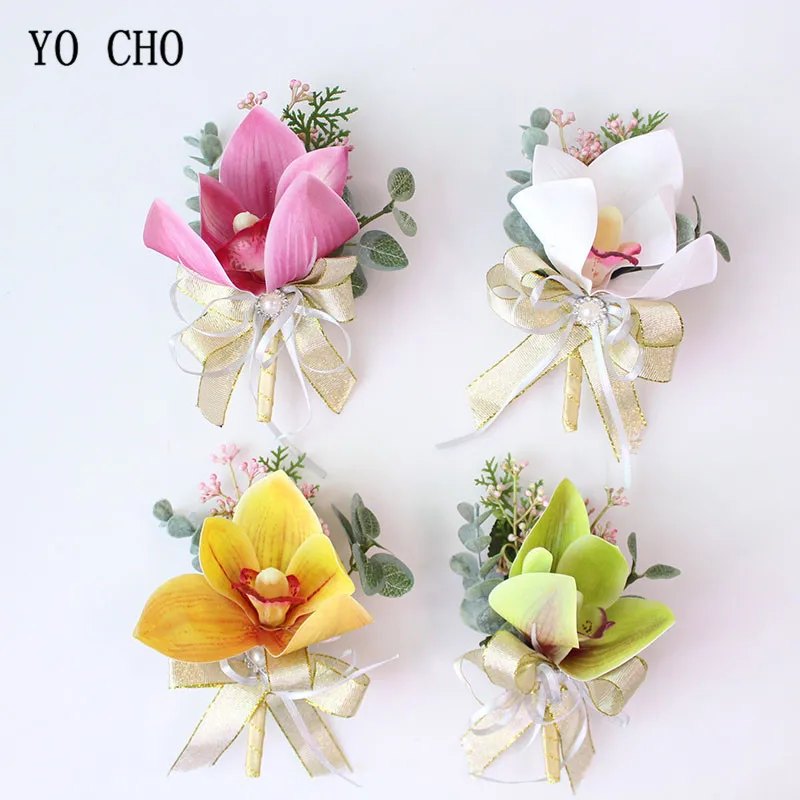 boutonniere corsage groom brooch  (4)(1)