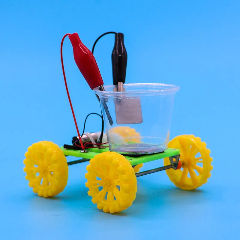  DIY Toys Science Physics Experiment Saltwater Power Car Kids Handmade Puzzle Assembled Toys Physics - 32991060657