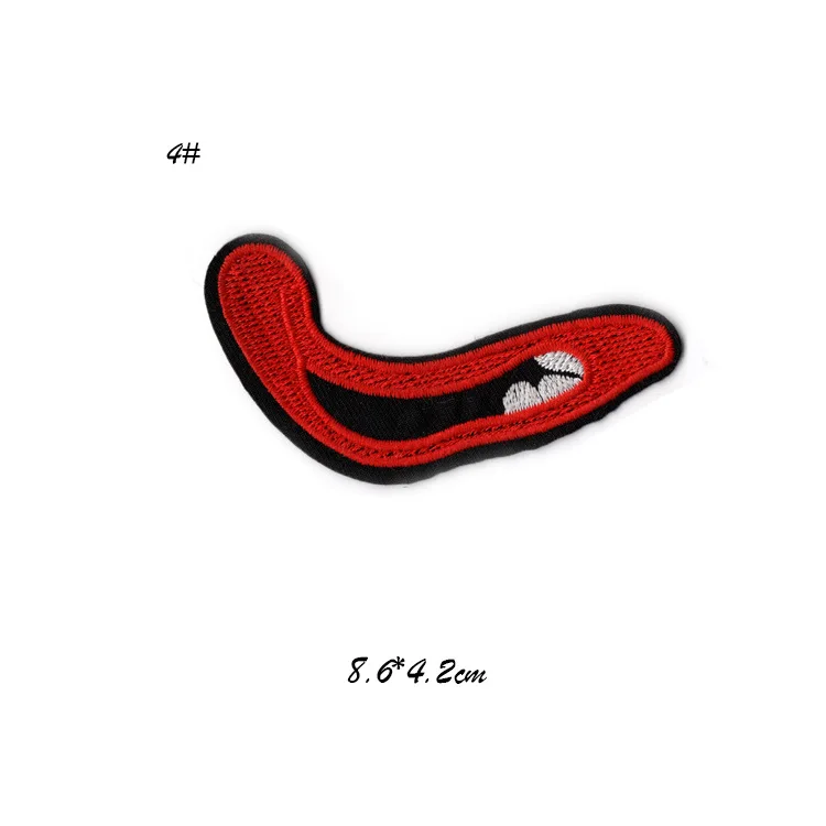 mouth lips patches for clothes 7