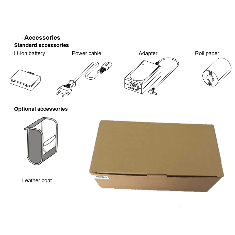 80mm impresora portatil bluetooth pos thermal RS 232 USB roll printer support Windows Android mobile phone high quality|mobile printer|roll
