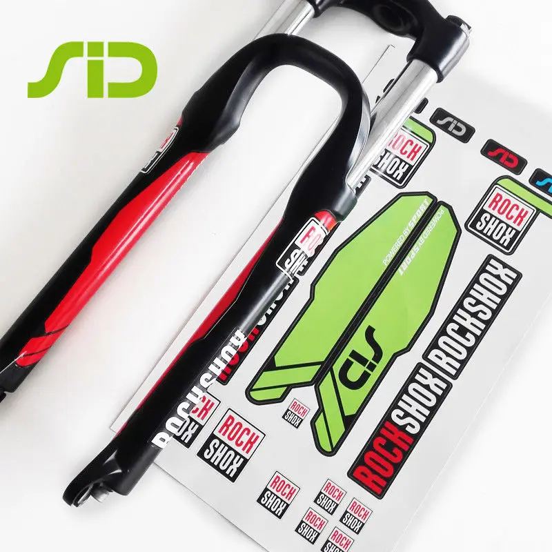 ROCK SHOX SID Fork Stickers for MTB Mountain Bike Bicycle Race SHOX Decals