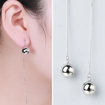 

A Undertakes To Manufacturers Selling S925 Silver Round Pearl Ear Wire Elegance Han Edition