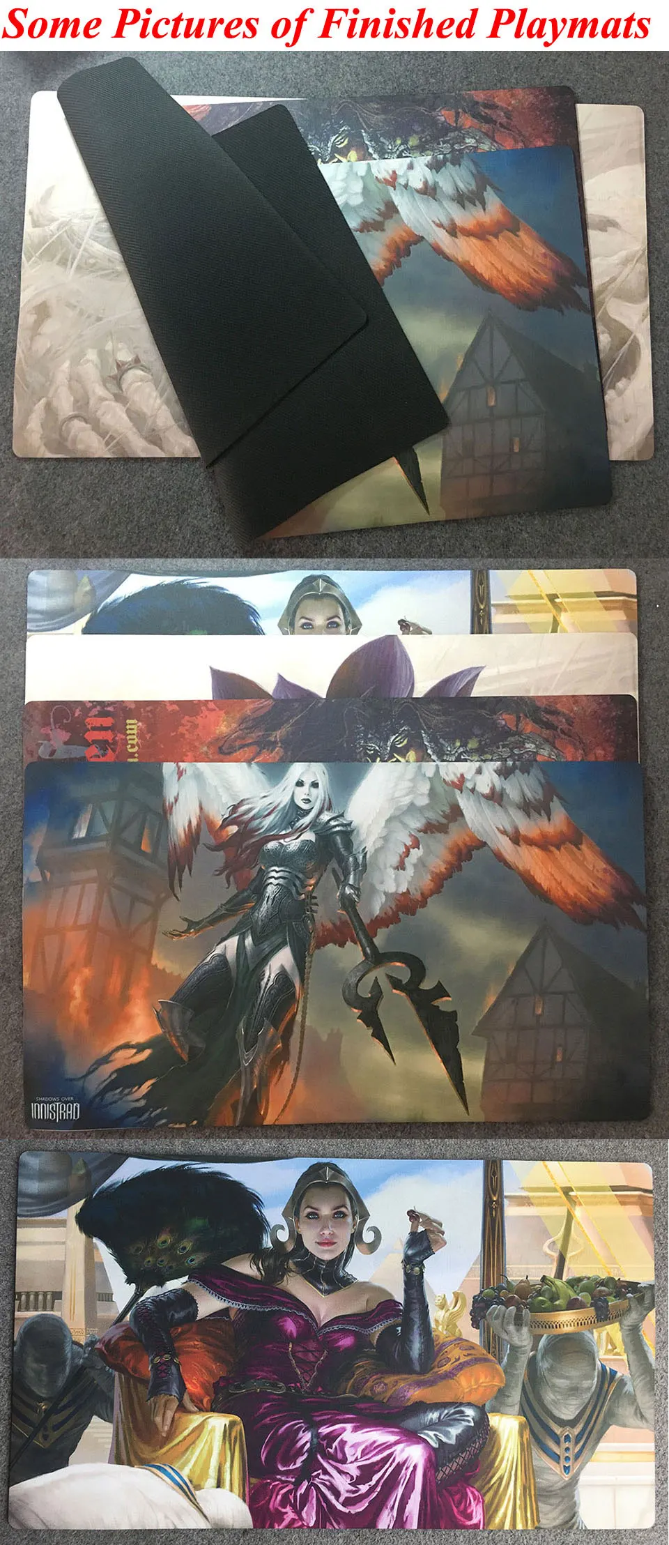 60x35 cm Playmat Magia Esquilo tapete Playmat