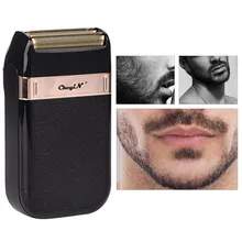 Мини вращающаяся электробритва для мужчин фольга путешествия USB перезаряжаемая борода бритва резак триммер для волос станок для бритья 37