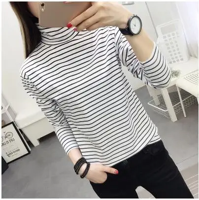 long sleeve turtleneck under shirt