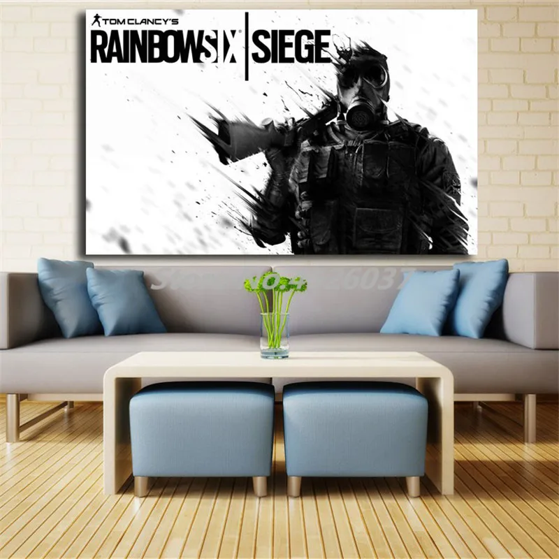 Tom Clancy's Rainbow Six Siege Smoke Ace HD обои художественный холст постер Картина Настенная