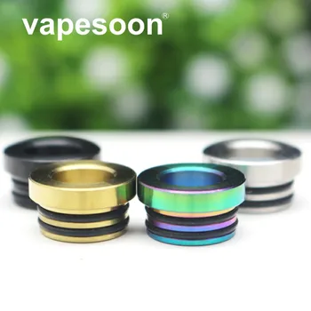 

VapeSoon Stainless Steel 810 to 510 Adapter For TFV8 BIG BABY /TFV12 Prince /Resa etc 810 Drip Tip 4pcs